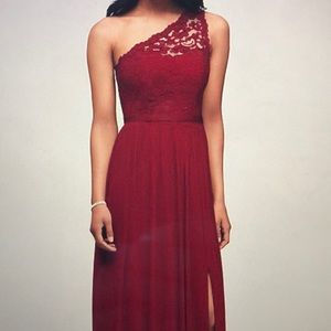 Wine colored dress